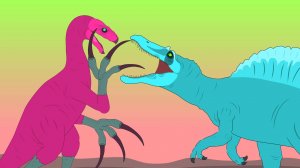 Теризинозавр против Спинозавра | Анимация