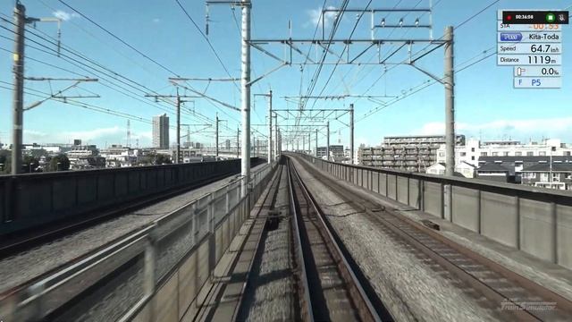 JREAST TrainSimulator 2023 02 22 NEW DLC Saikyo-Kawagoe Line (Osaki to Kawagoe) E233-7000 serie смотреть онлайн