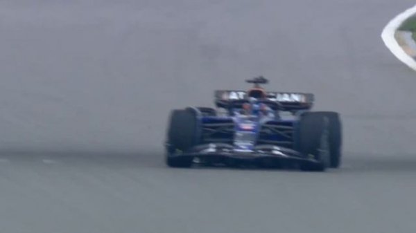First ever lap in the FW 47 with Carlos Sainz - Silverstone