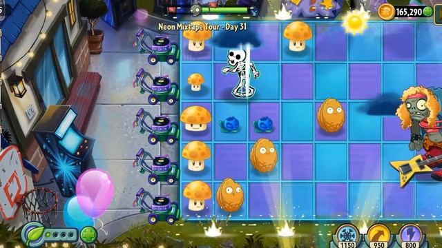 PvZ2 Neon Mixtape Tour- Day 29,30,31,32 +Piñata Party Adventures Using Level 1 World Plants-Gamepla смотреть онлайн