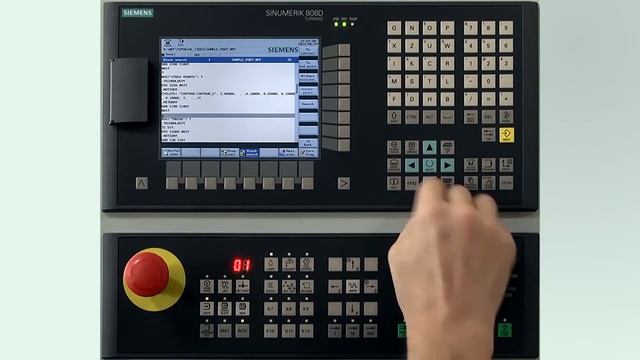 Soustružení v systému SINUMERIK 808D, část 20. – Vyhledání bloku programu pro zpracování смотреть онлайн