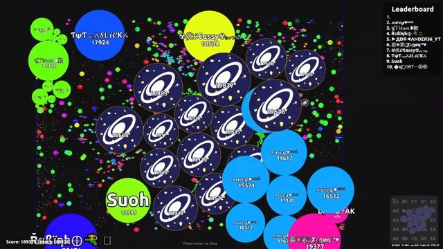 *FREE* 1000 BOTS!!! INSANE MASS WORLD RECORD 360 000 - Agar.io