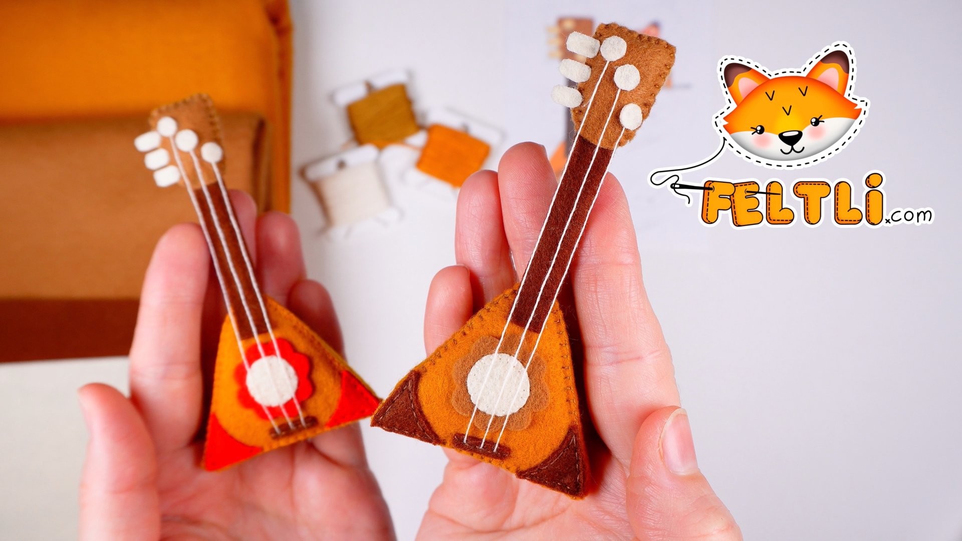Мастер-класс Балалайка из фетр своими руками / Как сделать балалайку своими руками? смотреть онлайн