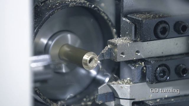 GO-205-II PRECISION SWISS-TURN GANG TYPE CNC LATHE