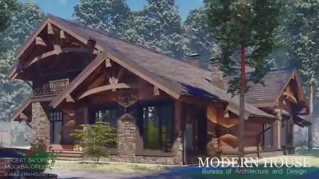 Дом в стиле шале в Орехово-Зуево