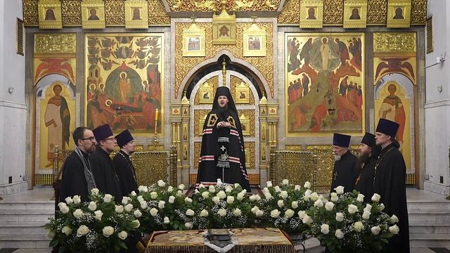 2024 05 03 Слово после утрени с чином погребения Плащаницы смотреть онлайн