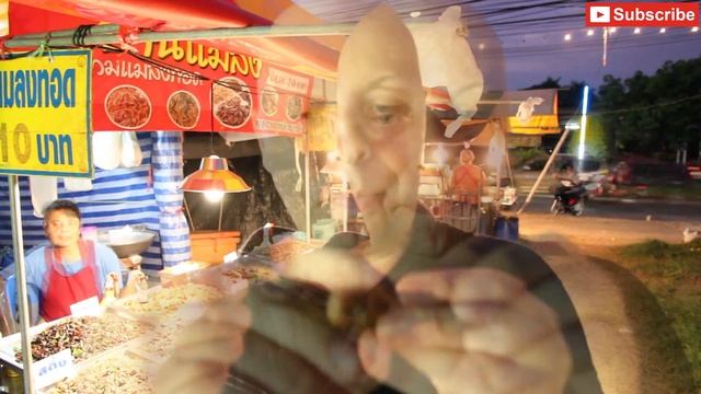 Eating Bugs and Insects in Thailand: Giant Water Bugs. Bizarre Thai foods! смотреть онлайн