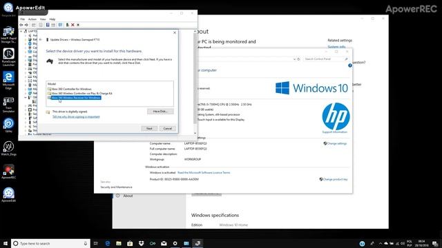 Naprawa połączenia Logitech F710 Windows10/8.1 смотреть онлайн