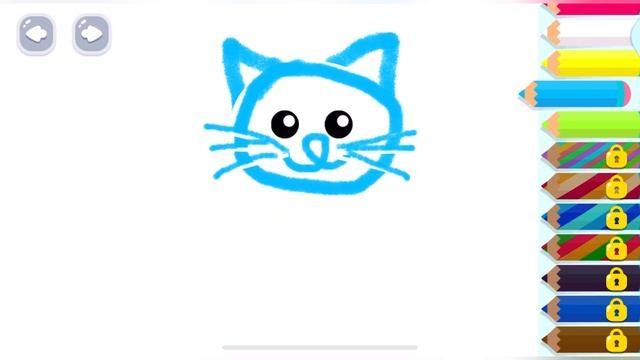 Мысықтың суретін қалай салу керек | Балаларға арналған сурет салу