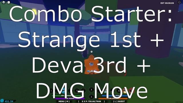 DEVA RENGOKU + STRANGE OP BURST COMBO | Shindo Life Roblox