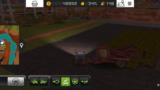 Собираем картошку и засееваем подсолнух (ферма)