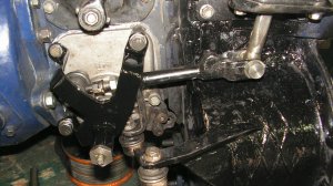 Самодельная кулиса КПП Москвич-412 для минитрактора.