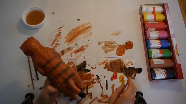 The Lion King FANART - Painting a Timon Figure with Acryl Colours Lion King Fan Art Meerkats Timon смотреть онлайн