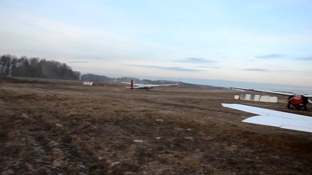 Посадка планера. Аэродром шевлино. смотреть онлайн