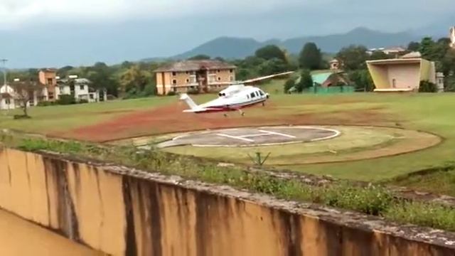 Helicopter Fly from Helipad At S.S.P.M Coe of engineering. смотреть онлайн