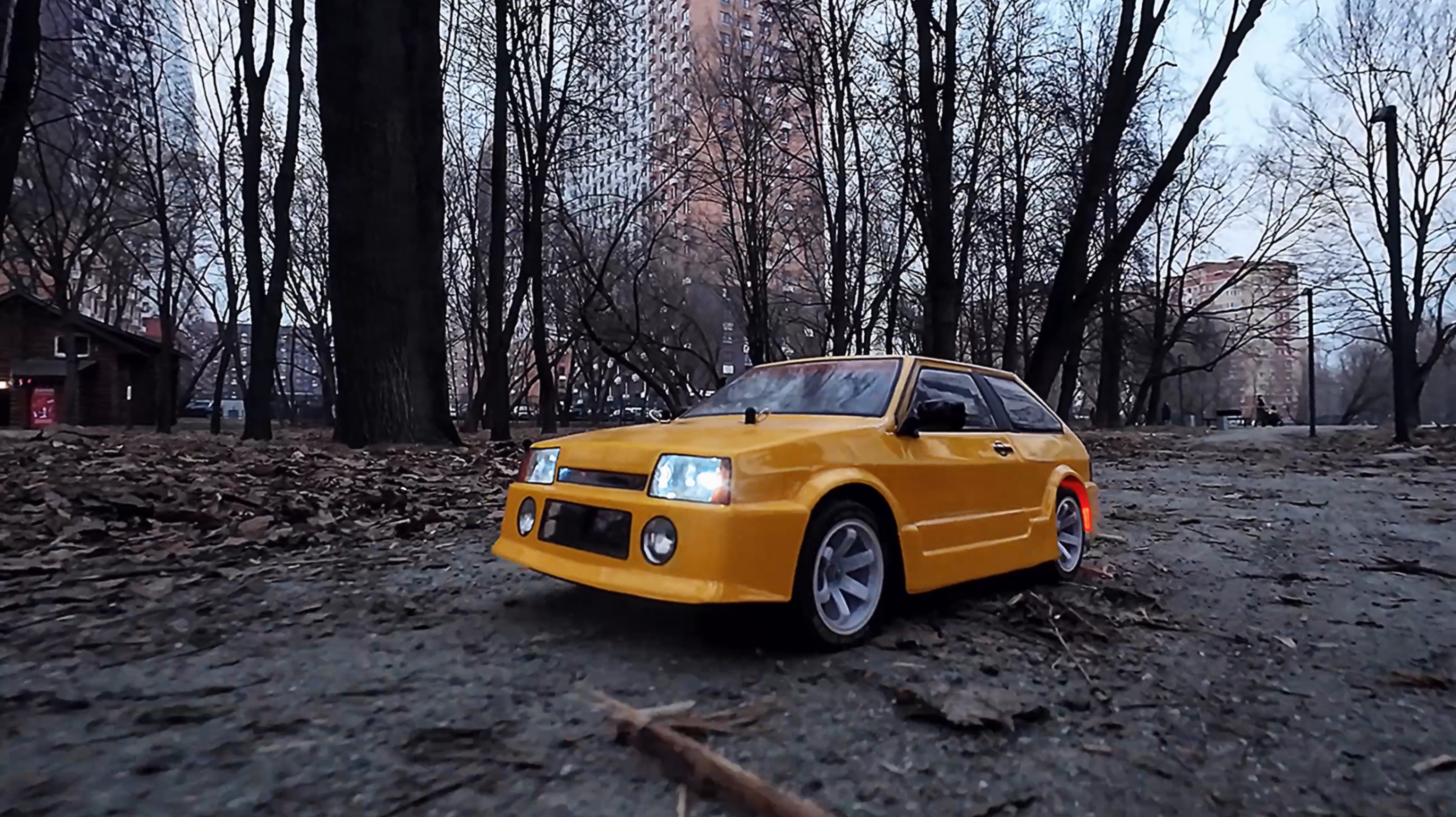 Зубило раздает на льду