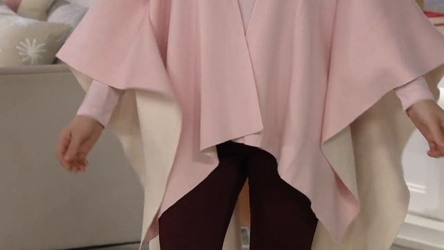 Martha Stewart Open Front Reversible Sweater Ruana on QVC смотреть онлайн