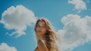 Она просто счастливая