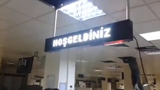 Beyaz Kayan Yazı- Led Ekran 25x128 Palermo Dijital смотреть онлайн