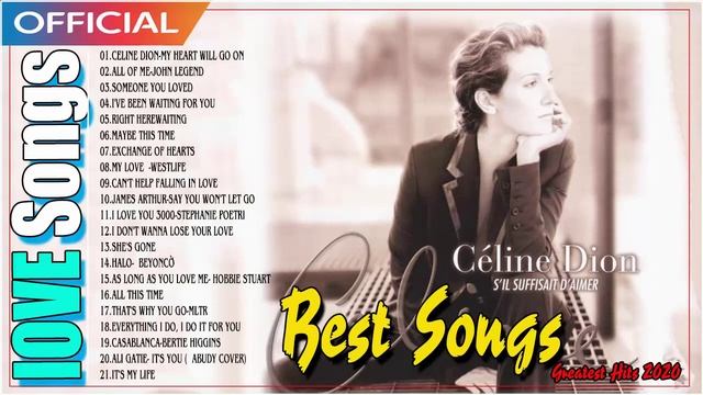 Céline Dion Greatest Hits Full Album 2020 - Celine Dion Nonstop Playlist смотреть онлайн