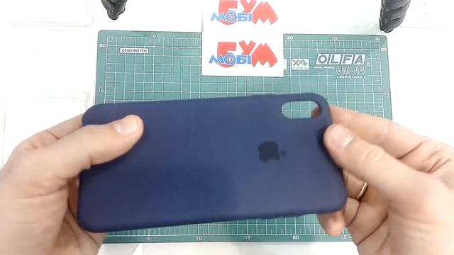 Накладка Apple iPhone XS Max midnight blue смотреть онлайн