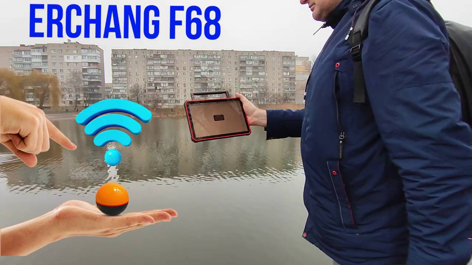 📶 Wi-Fi Эхолот Erchang F68 с AliExpress – обзор и тест на воде смотреть онлайн