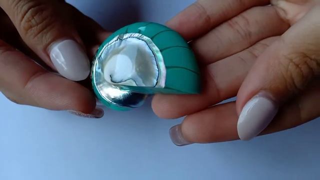 Sterling Silver, Turquoise Color, Nautilus Shell Pendant SHP 151 смотреть онлайн