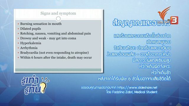 พิษจากยางต้นตีนเป็ด (16 พ.ย. 61) смотреть онлайн