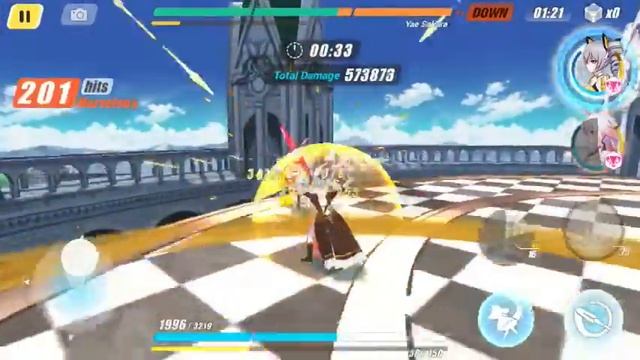 Honkai Impact 3rd - Full Psy Team 1m2 vs lvl25 Yae Sakura смотреть онлайн