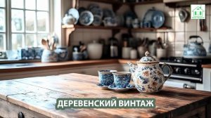 Деревенский интерьер в стиле Винтаж и фото идеи для оформления (39)