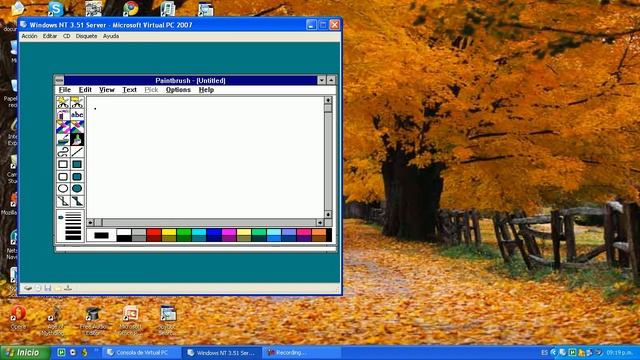 Microsoft Virtual PC 2007, Windows NT Server 3.51 смотреть онлайн