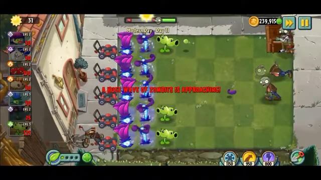 plants vs zombies 2 modern day day 11 смотреть онлайн