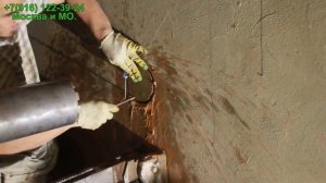 Как сделать отверстие в кирпичной стене, с помощью алмазного бурения. Тел: 8-916-122-39-24 Москва Мо