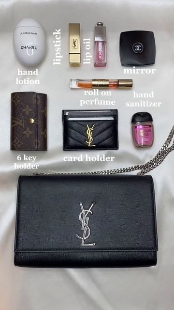 What's In My Saint Laurent Medium Kate Bag ✨ #saintlaurent #ysl #yvessaintlaurent #whatsinmybag