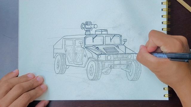 How to Draw | War Machine HMMWV смотреть онлайн