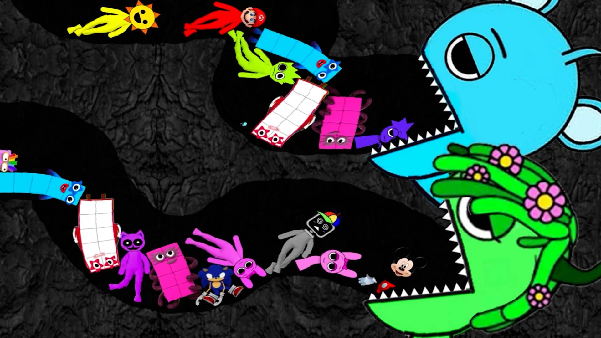 СКАЙ И ВИНЕРИЯ ПОЕДАЮТ ПЕРСОНАЖЕЙ СВИНКА ПЕППА, СПРУНКИ, МАРИО, МАЙНКРАФТ смотреть онлайн