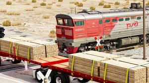 Аварии на Ж/Д переездах 😱 | BeamNG.Drive |Бемиджи Драйв|