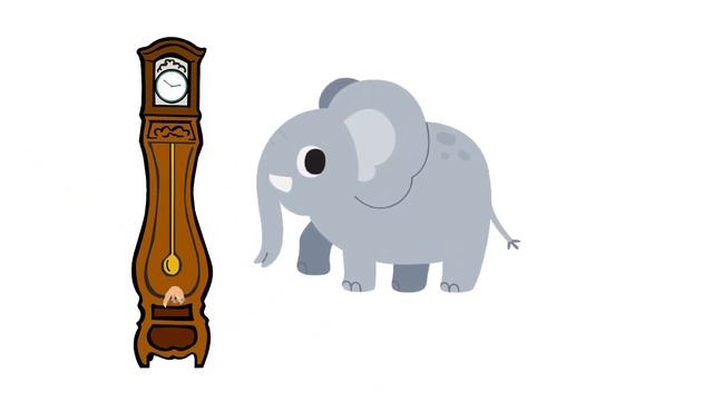 Hickory Dickory Dock Elephant Bounce 46 | CarrotKidsVideos