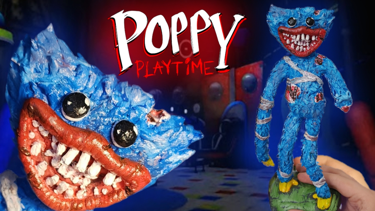 Как слепить ХАГИ ВАГИ из пластилина !!! из Поппи Плэйтайм 4 - Poppy Playtime Chapter 4 смотреть онлайн