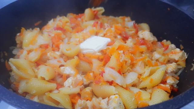 НЕ ВЕРИТСЯ, всего 98 ККАЛ! И КУРИЦА И МАСЛО И МАКАРОНЫ! А ещё рецепт НЕЖНОГО МЯСА в сметане. №5. смотреть онлайн