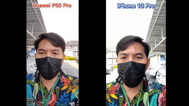 Huawei P50 Pro vs iPhone 13 pro Video Test смотреть онлайн