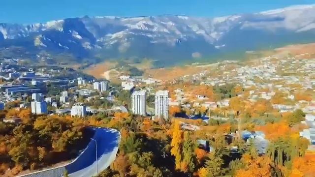 ЖК "Ботаника" Крым. Вид с третьего этажа. смотреть онлайн