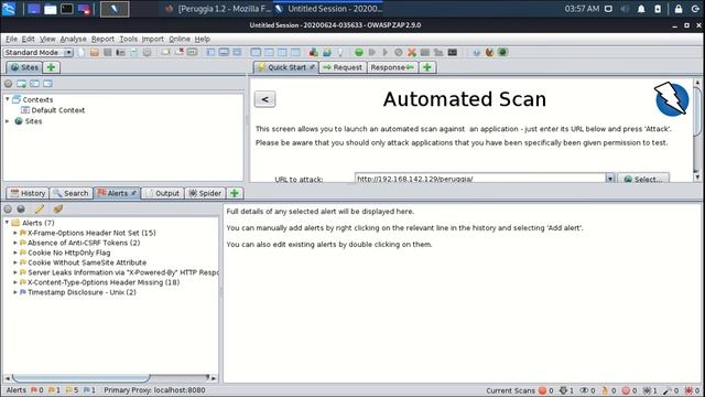 Automatic Scaning With ZaProxy