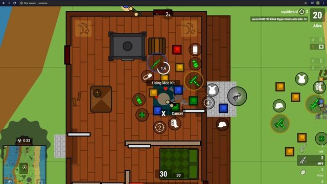 lets play! surviv.io 2d battle royale game смотреть онлайн