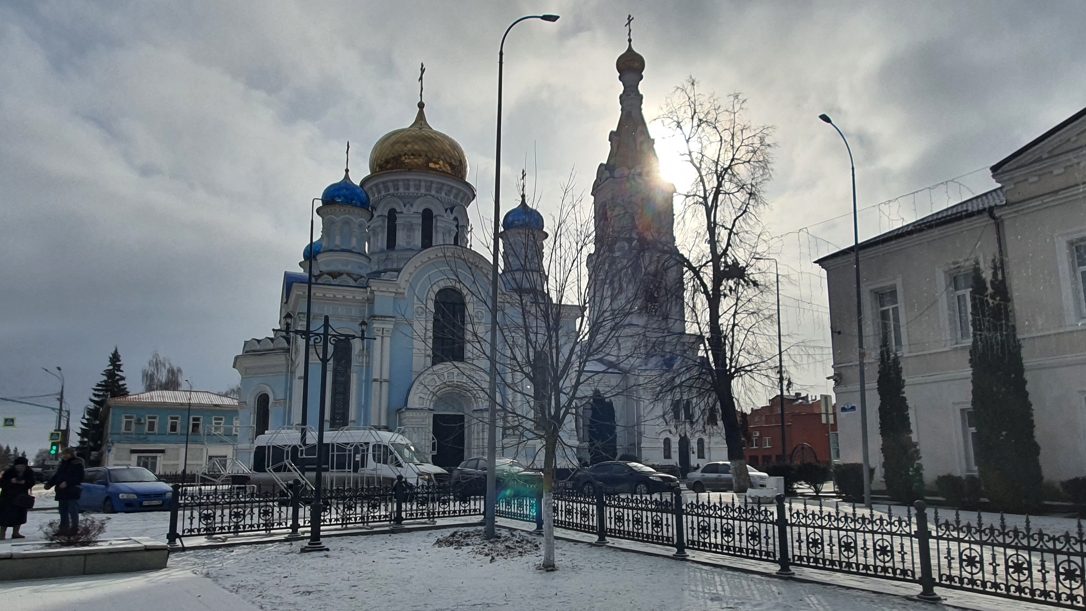 Успенский собор, Собор Казанской иконы Божией Матери, Монумент Славы. Площадь Ленина, Малоярославец смотреть онлайн