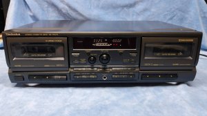 №032-Кассетная дека Technics RS-TR575, обзор работы