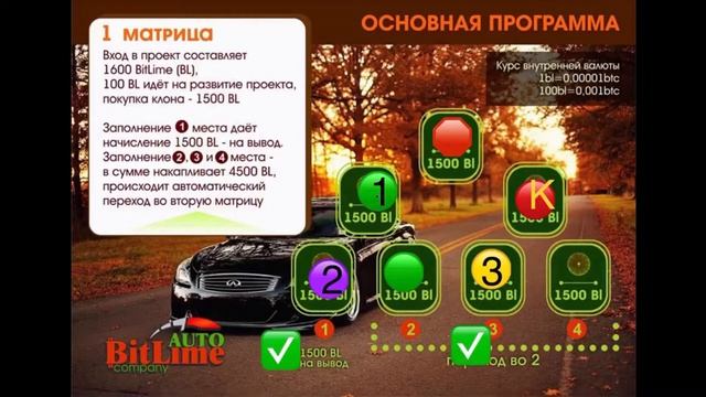 АВТОПРОГРАММА BITLIME Как закрыть первый уровень тремя партнерами смотреть онлайн