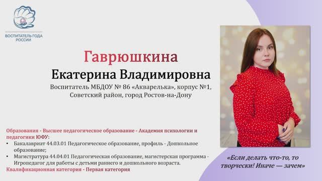 Медиавизитка (Гаврюшкина Е.В.) смотреть онлайн
