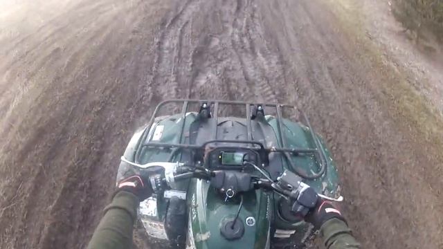 2012 YAMAHA GRIZZLY 450 MUD RUN смотреть онлайн