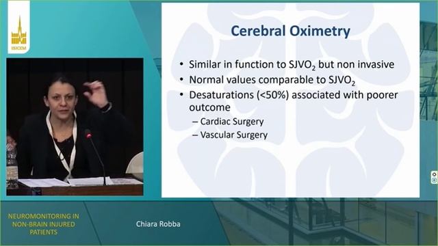 Neuromonitoring in non-brain injured patients Chiara Robba ISICEM 2023